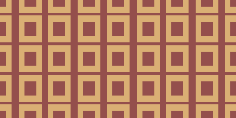 Geometriske firkanter geometriske vinyl teppe - Tenstickers