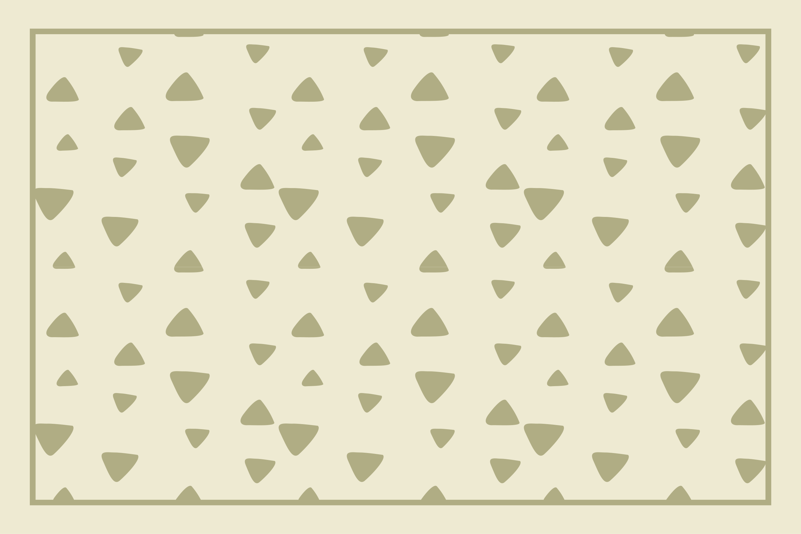 Minimalistiske trekanter rader vinyl teppe geometrisk - Tenstickers