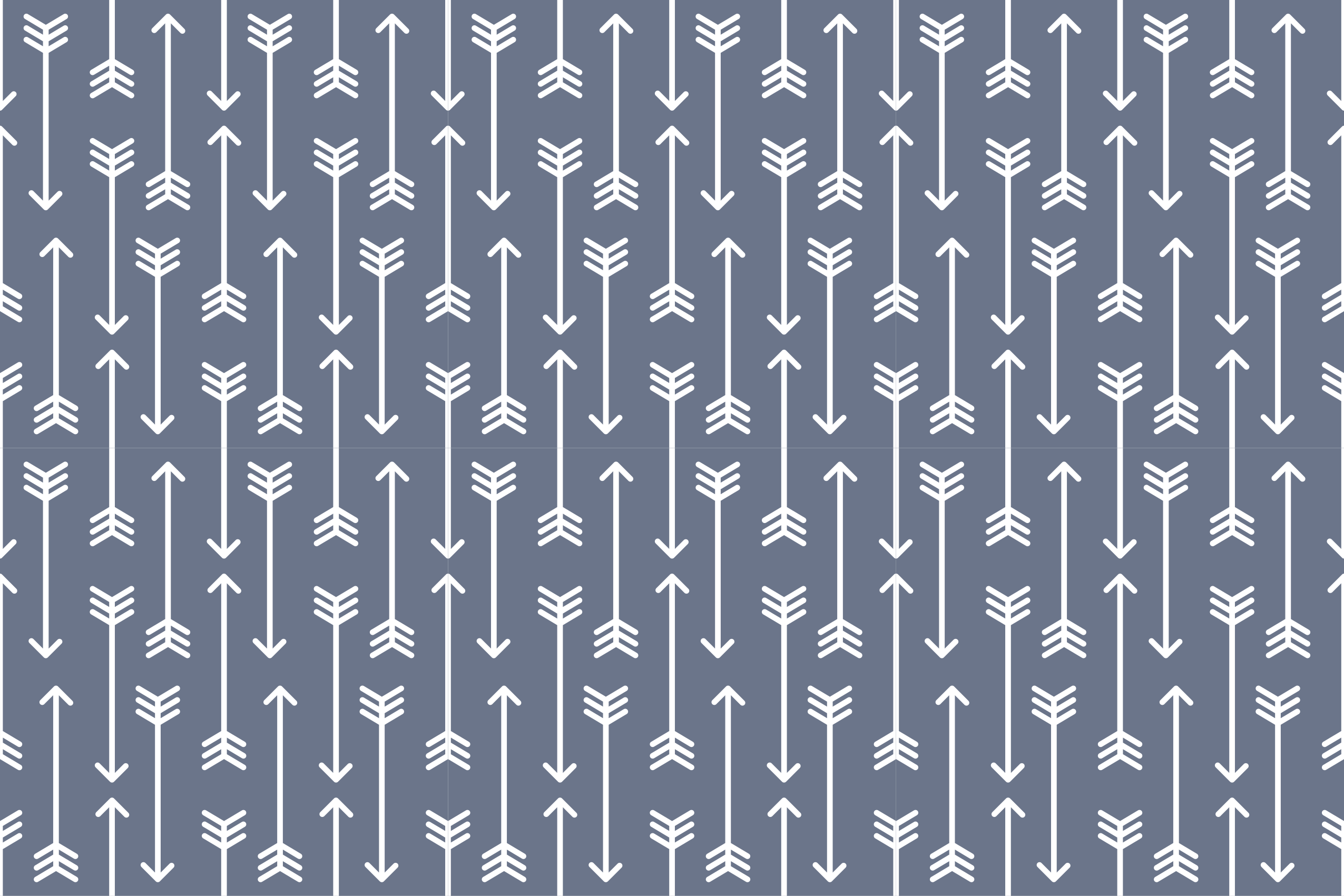 Pil mønstre Stripete vinyltepper - Tenstickers