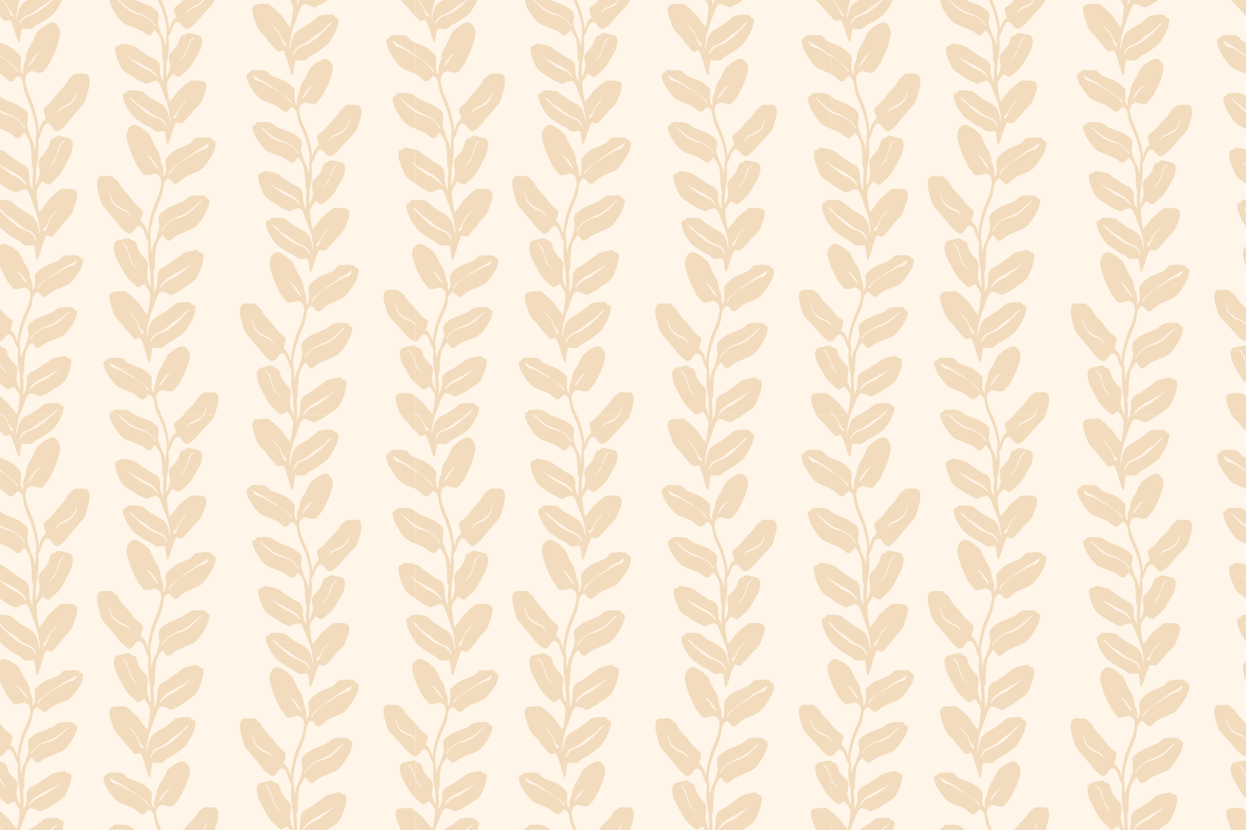 Botanisk mønster blomst vinyltepper - Tenstickers