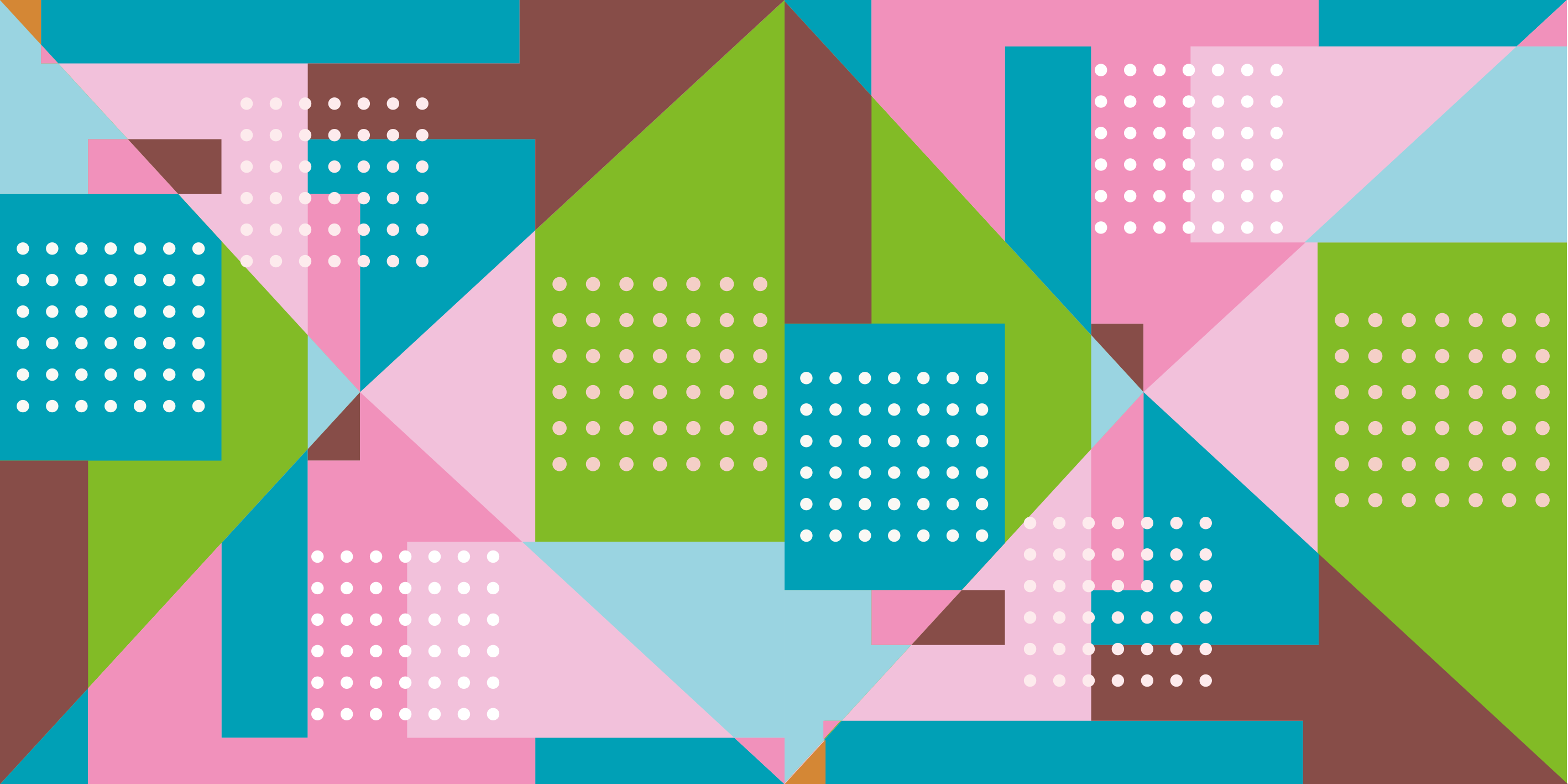 Geometriske former fusjon vinyl teppe geometrisk - Tenstickers