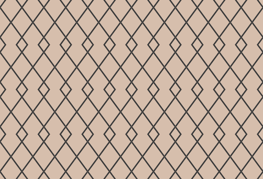 Grasiøst diamantmotiv vinyl teppe geometrisk - Tenstickers