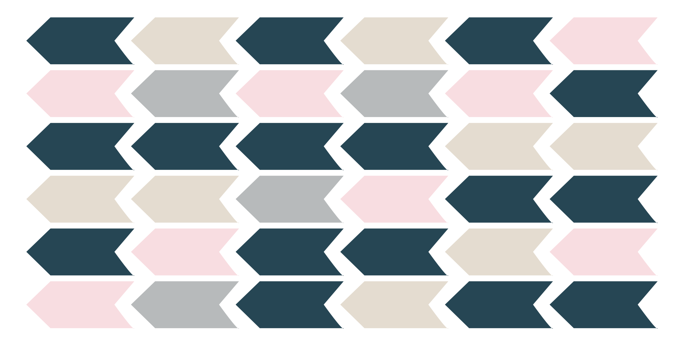 Pastell farge piler mønster vinyl teppe geometrisk - Tenstickers