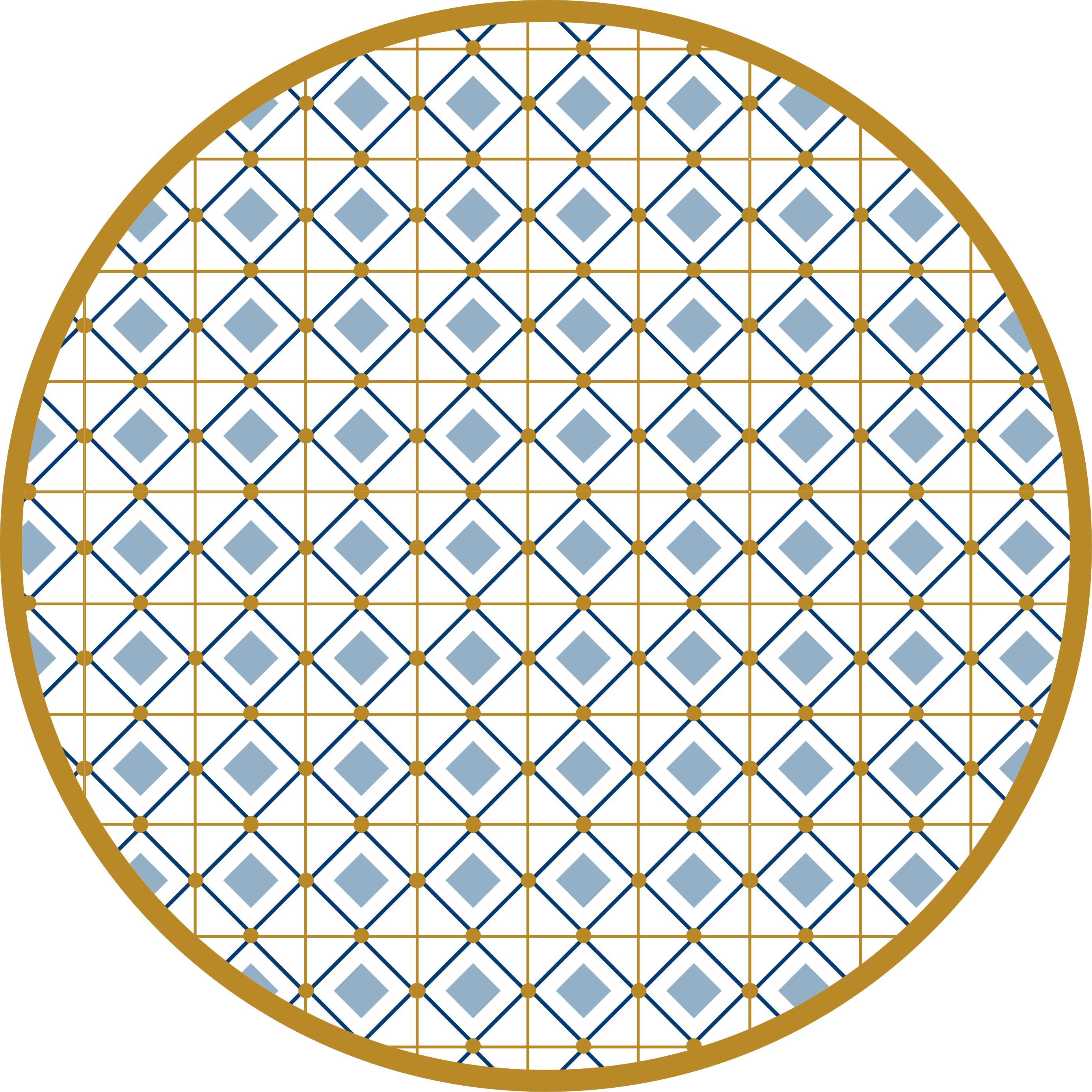 Sirkulære fliser vinyl teppe hydraulisk - Tenstickers