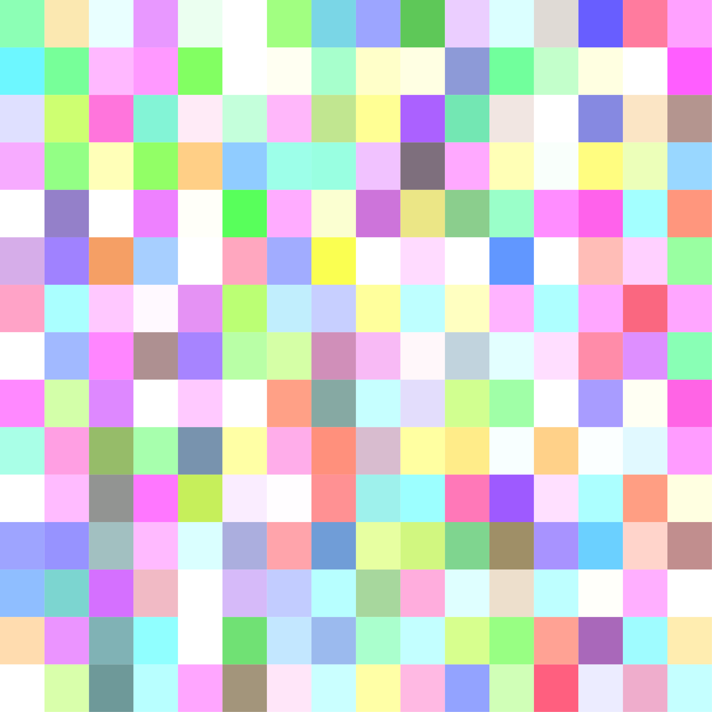 Fargerike firkanter pikselmønster vinyl teppe geometrisk - Tenstickers