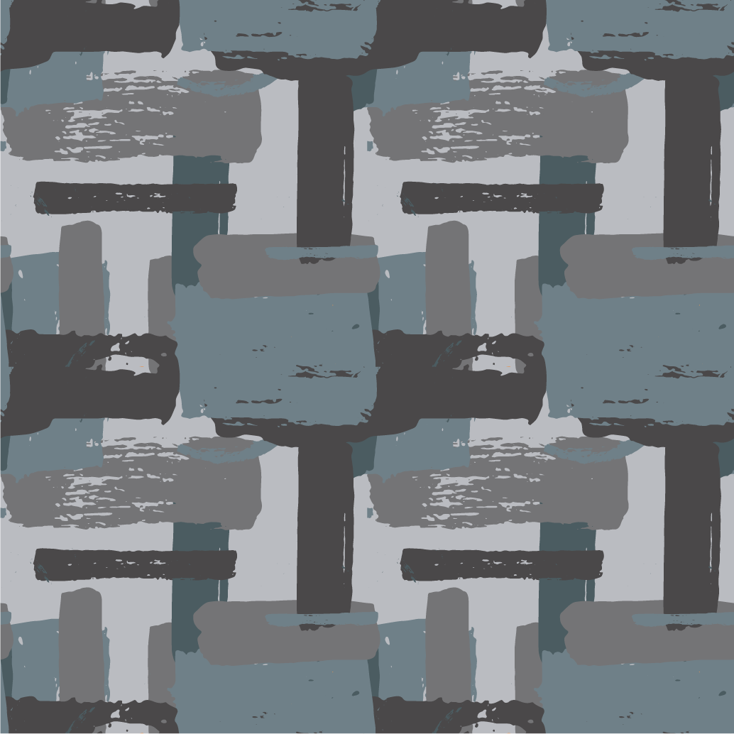 Lyse farger malte blokker vinyl teppe moderne - Tenstickers