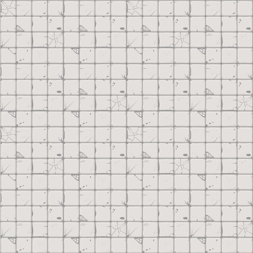 Lysegrå gamle fliser vinyl teppe hydraulisk - Tenstickers