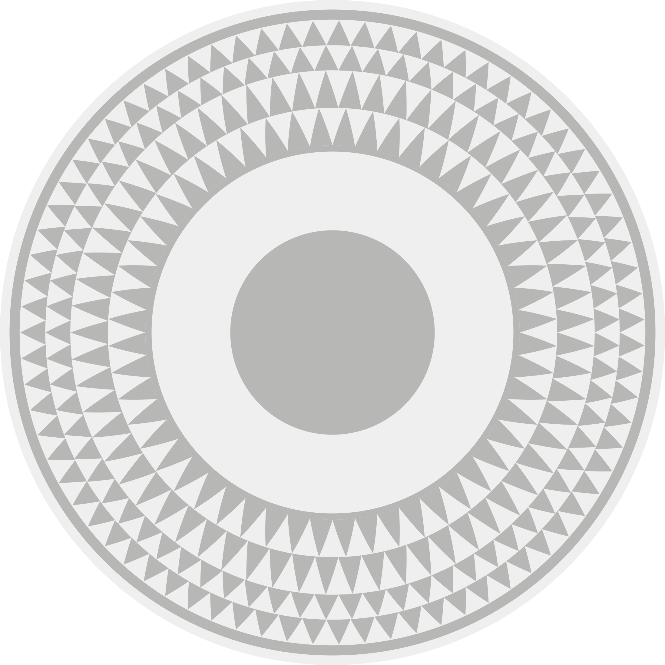 Konsentriske sirkler mønster vinyl teppe geometrisk - Tenstickers