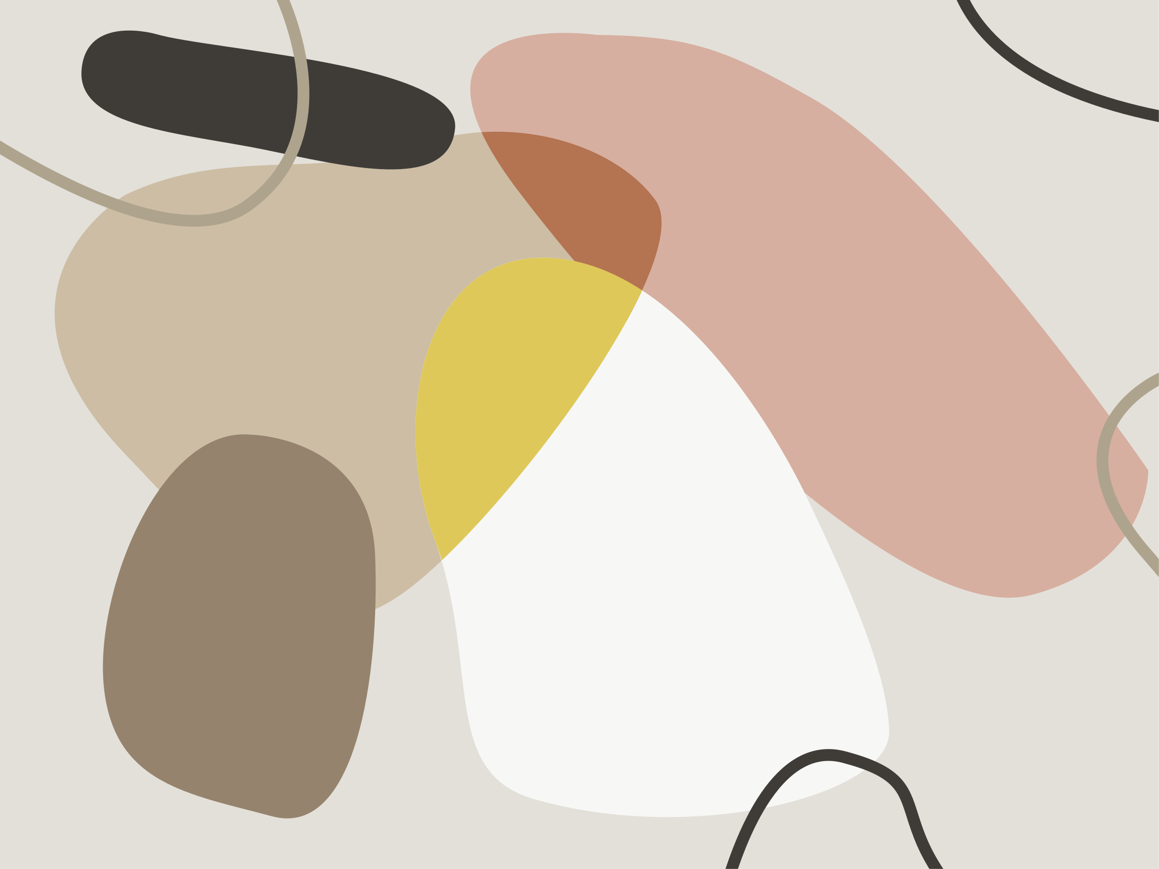 Abstrakte former vinyl teppe geometrisk - Tenstickers