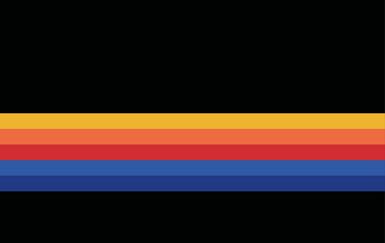 Minimalist Accent Stripete vinyltepper - Tenstickers