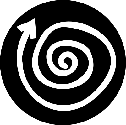 Spiral vinyl teppe vinyl teppe ungdom - Tenstickers