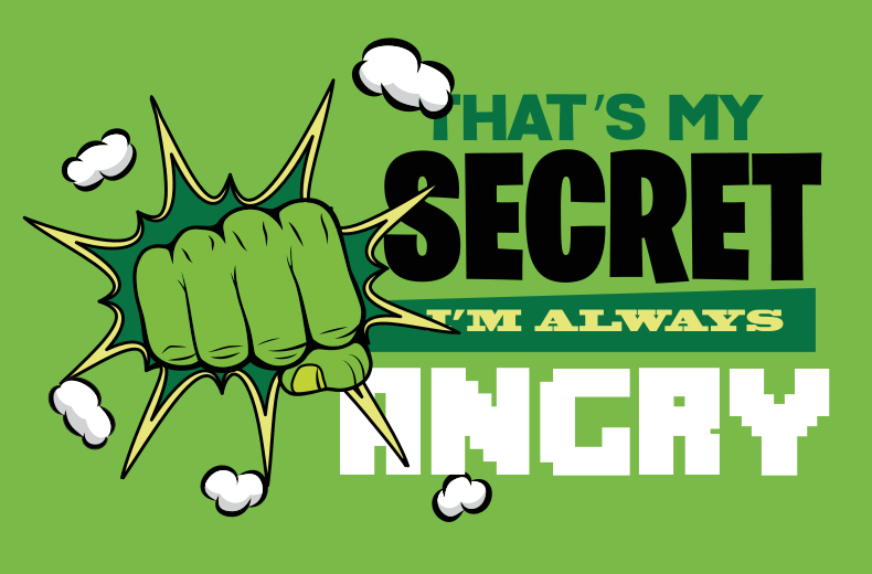 Jeg er alltid sint Vinyl teppe flere barn - Tenstickers