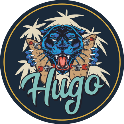 Tilpasset panter dyr vinylteppe - Tenstickers