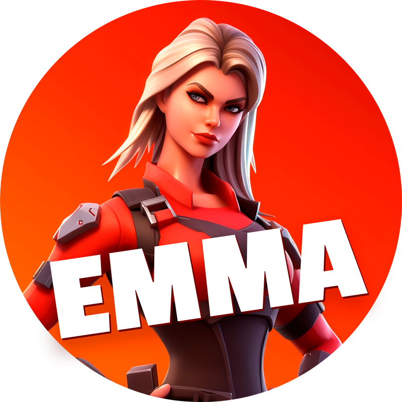 Kvinnelig videospillfigur soveroms vinyl teppe - Tenstickers