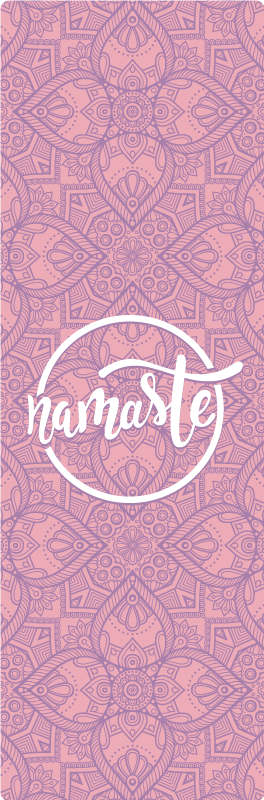 Namaste yoga sagn og tekster vinylteppe - Tenstickers
