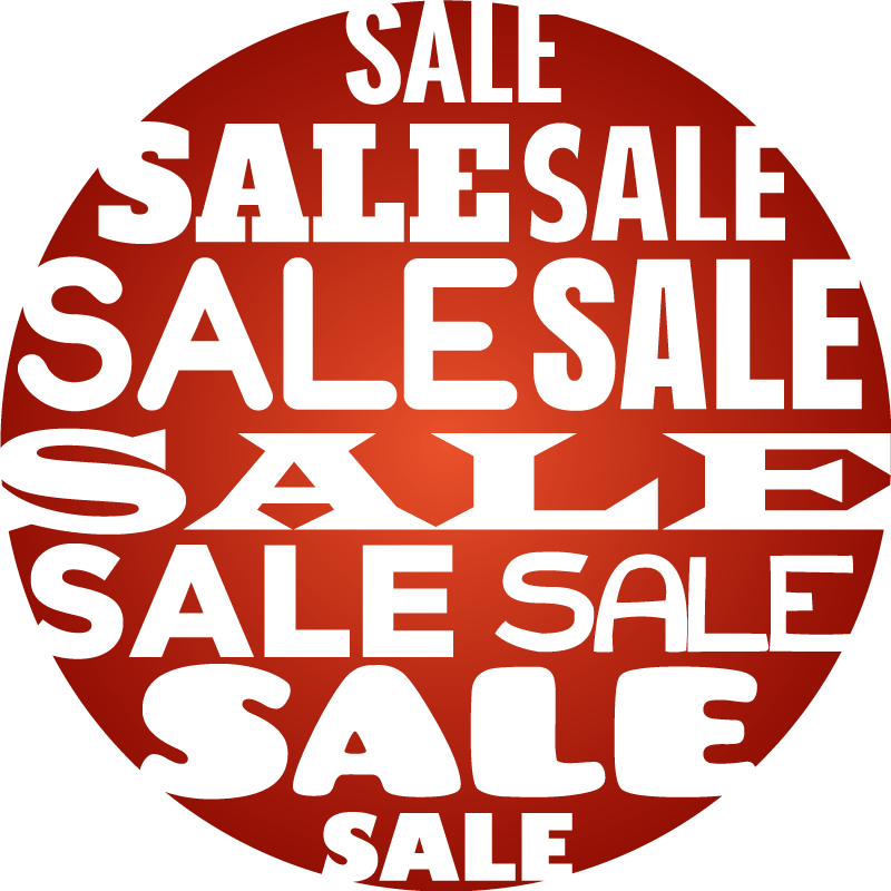 Sirkulær form salg røde vinylteppe - Tenstickers