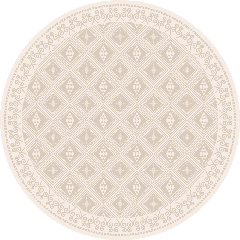 Stammelosanger vinyl teppe beige - Tenstickers