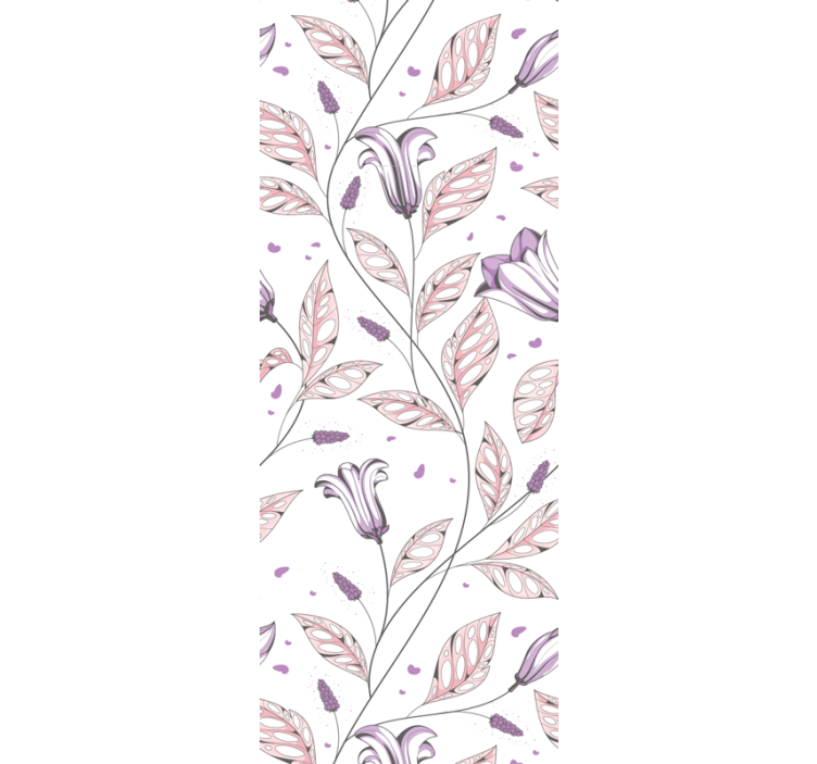 Floral harmoni design tapet blomster - Tenstickers