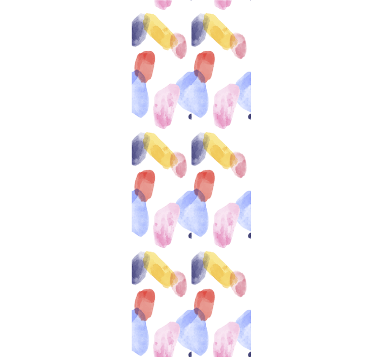 Myke fargemønstre tapet abstrakt - Tenstickers