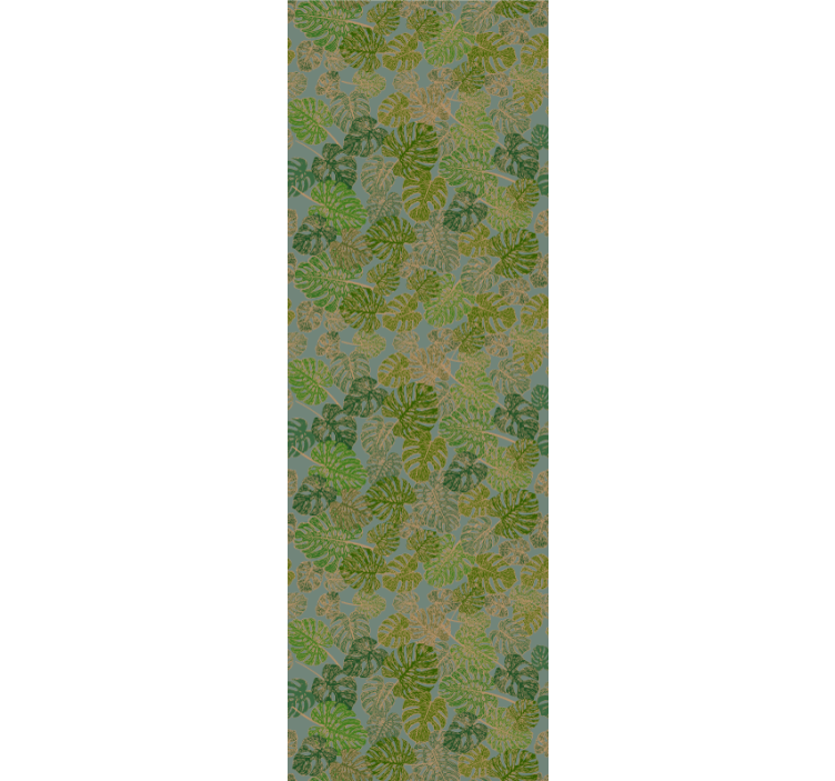 Monstera grønt motiv tapet grønne blader - Tenstickers