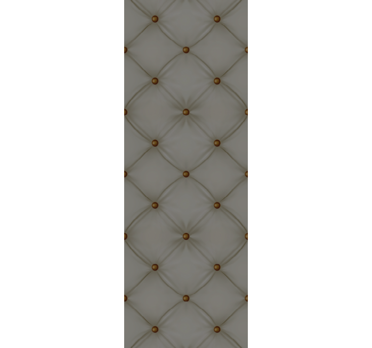 Grått polstret motiv tapet annet - Tenstickers