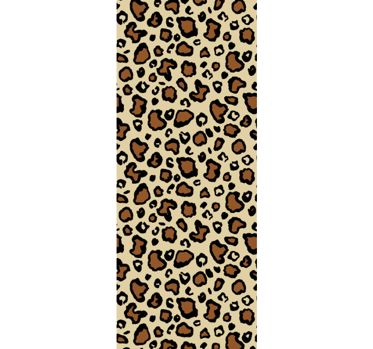 Typisk motiv leopard tapet - Tenstickers