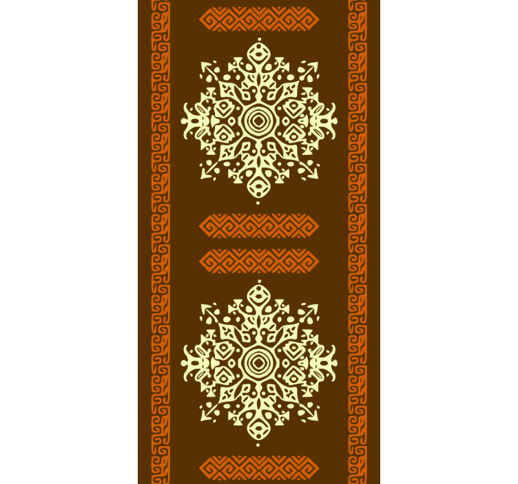 Etniske gylne mandalaer tapet gift - Tenstickers