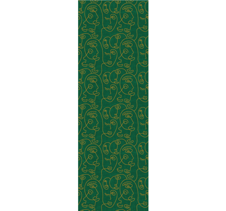 Unike linjeflater tapet kunst - Tenstickers