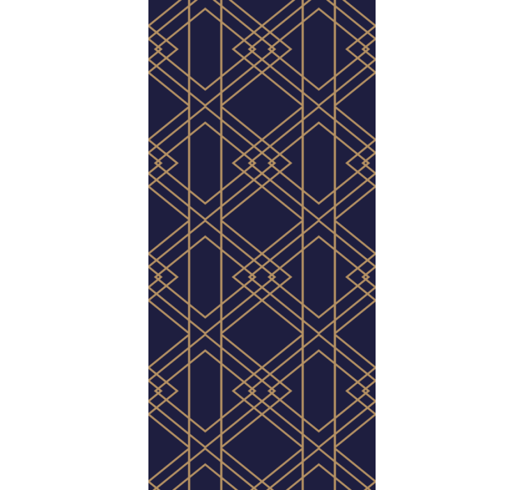 Moderne geometrisk design tapet geometriske former - Tenstickers