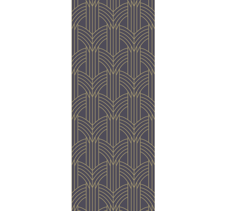 Tapet stue i art deco stil - Tenstickers