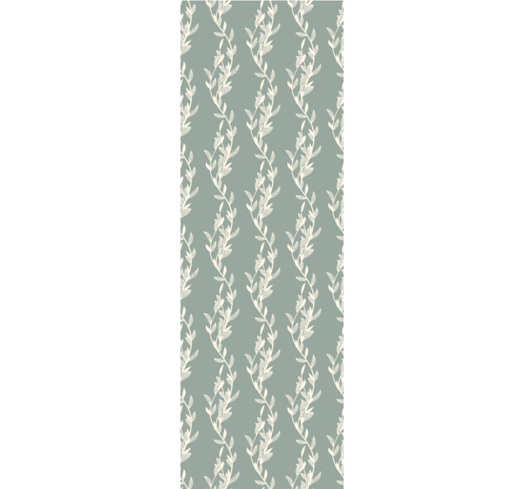 Delikat vintreet design tapet blomste - Tenstickers