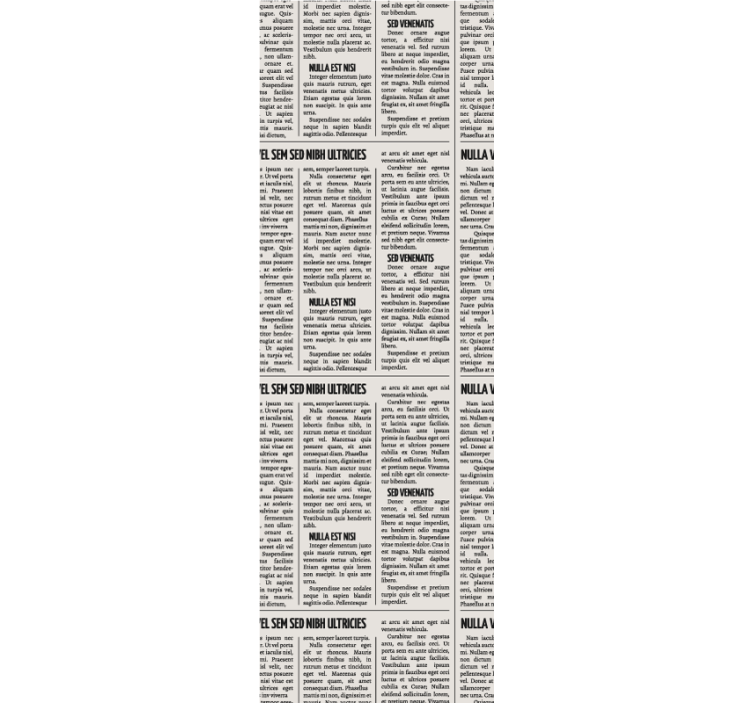 Vintage avisstil tapet tilpasset - Tenstickers