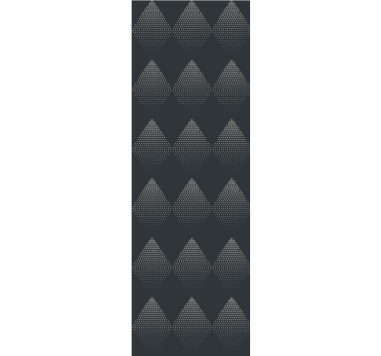 Elegante diamantformer tapet trekant - Tenstickers