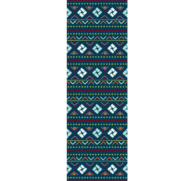 Tapet geometriske former i fargeblokker - Tenstickers