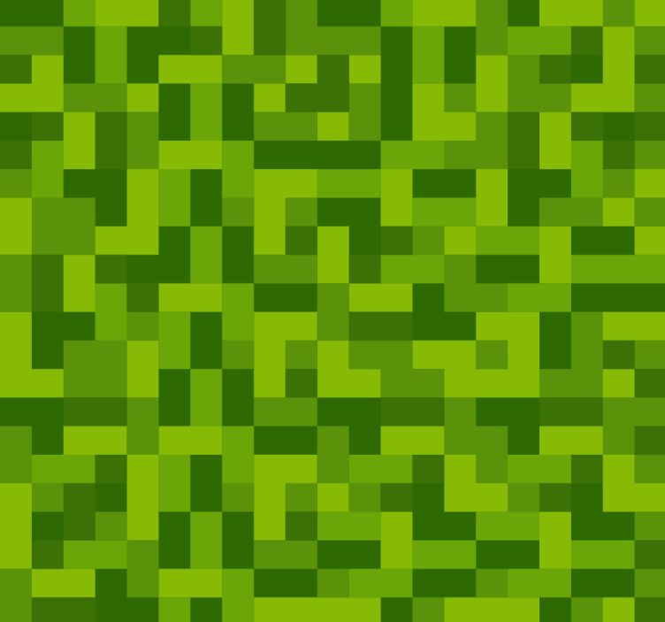 Grønn firkantet spilldesign tapet ungdom - Tenstickers