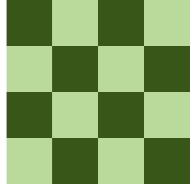 Mørkt og lysegrønt motiv tapet fliser - Tenstickers