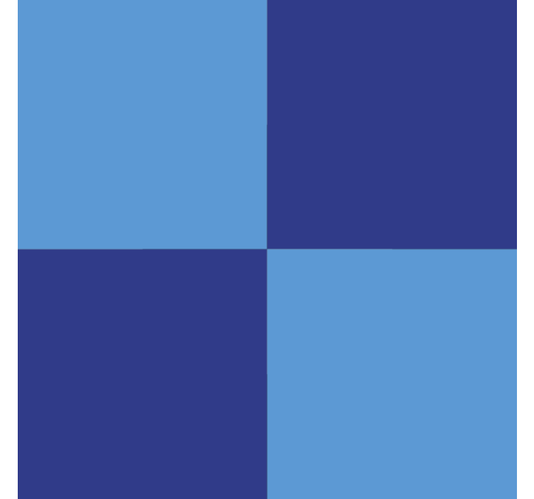 Mørkt og blått motiv tapet fliser - Tenstickers