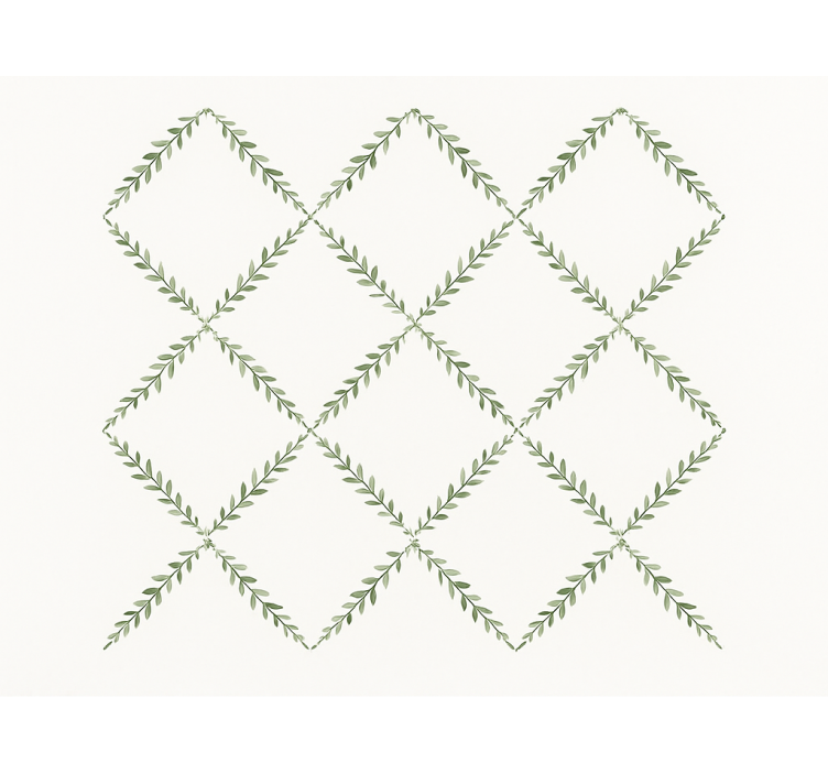 Grener av oliventreet tapet kjøkken - Tenstickers