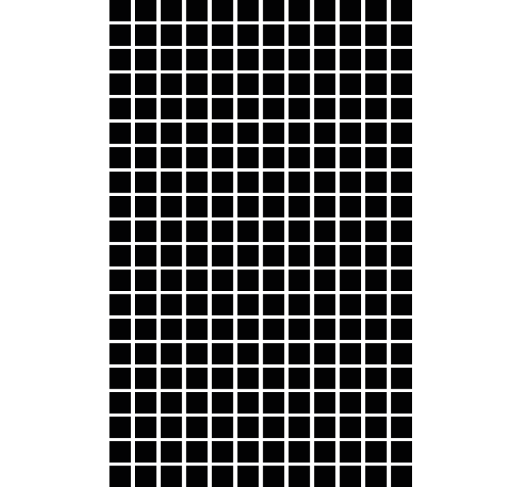 Tapet geometriske former grå rutemønster - Tenstickers