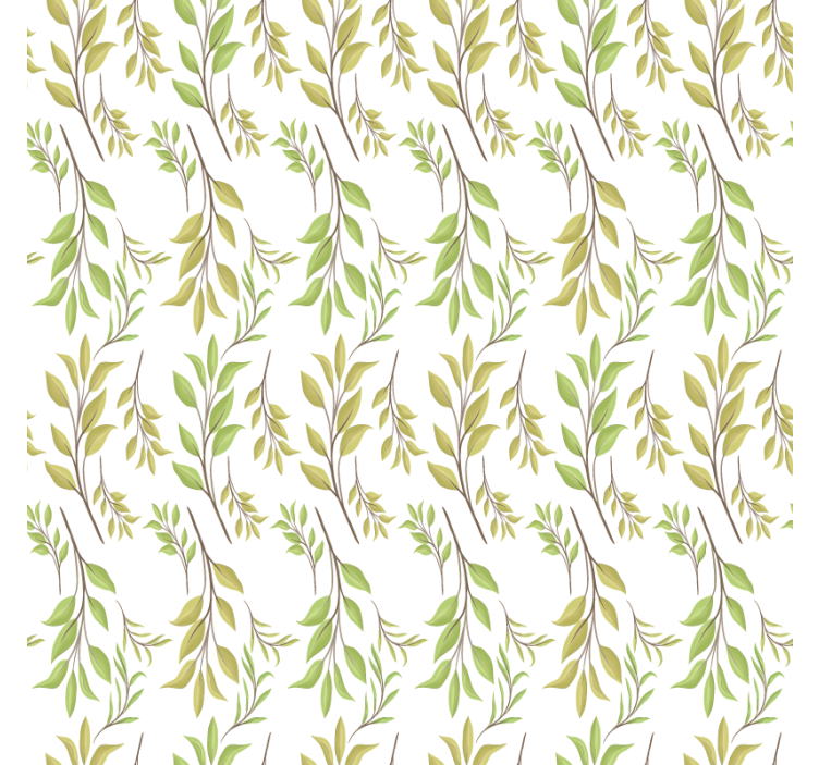 Tapet natur frodig grønt motiv - Tenstickers