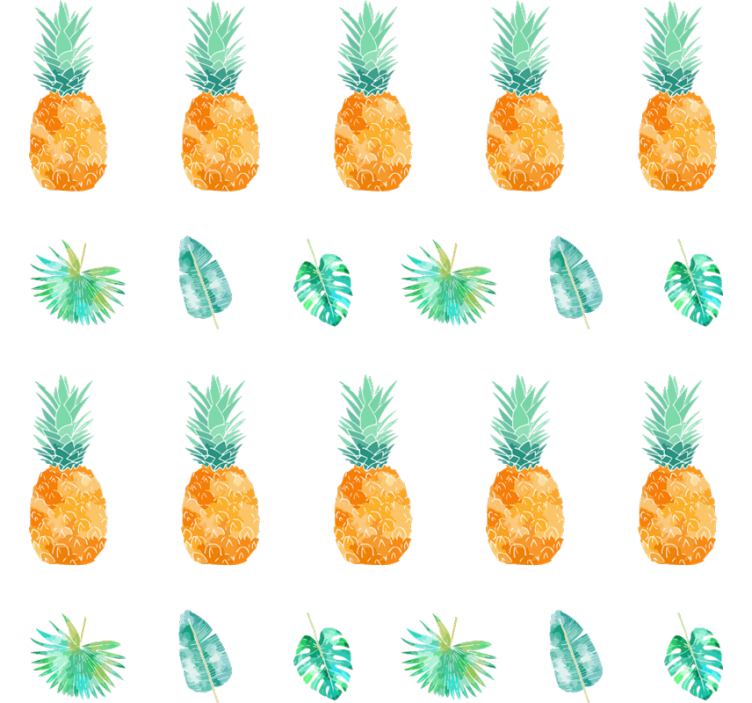 Tapet natur ananas konsept - Tenstickers