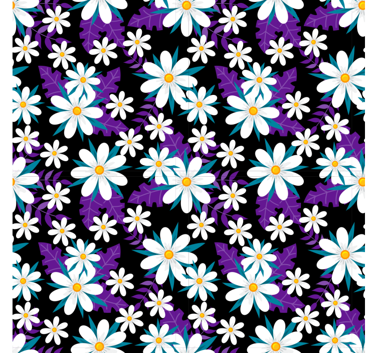 Tapet natur fargerik blomsterutstilling - Tenstickers