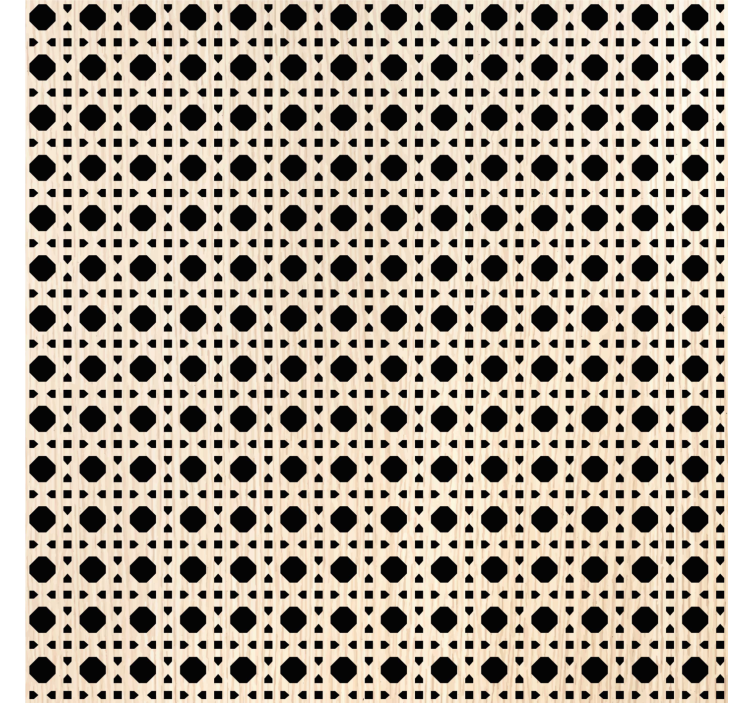 Tapet stue lys brun cannage - Tenstickers