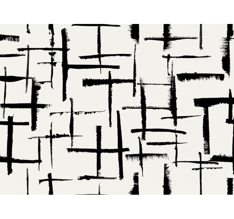 Tapet stue falsk hvit murstein - Tenstickers