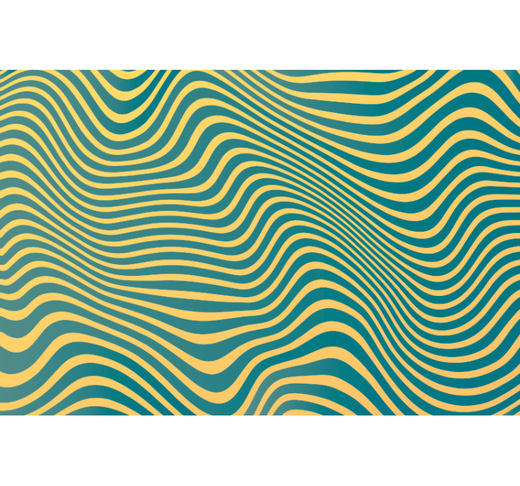 Retro linjer tapet soverom - Tenstickers