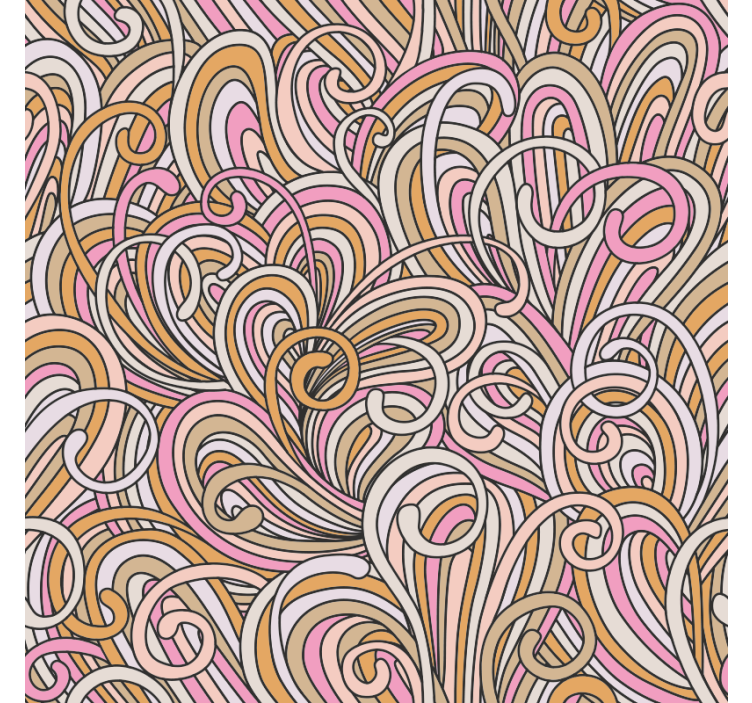 Kallax abstrakt tapet soverom - Tenstickers