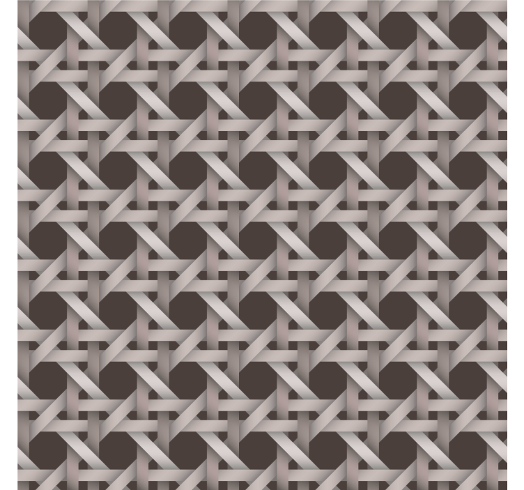 Flettet tapet pynt - Tenstickers