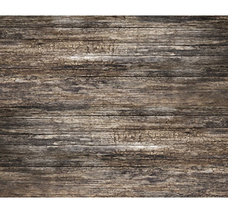 Tapet stue mørkt treverkseffekt - Tenstickers