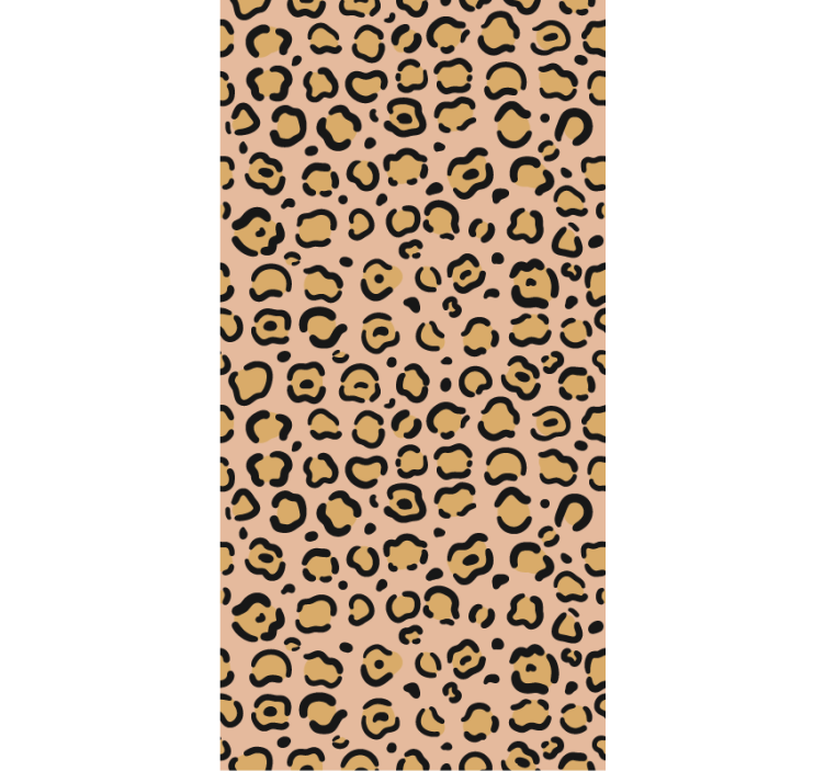 Leopard pastellfarget trykk tapet soverom - Tenstickers