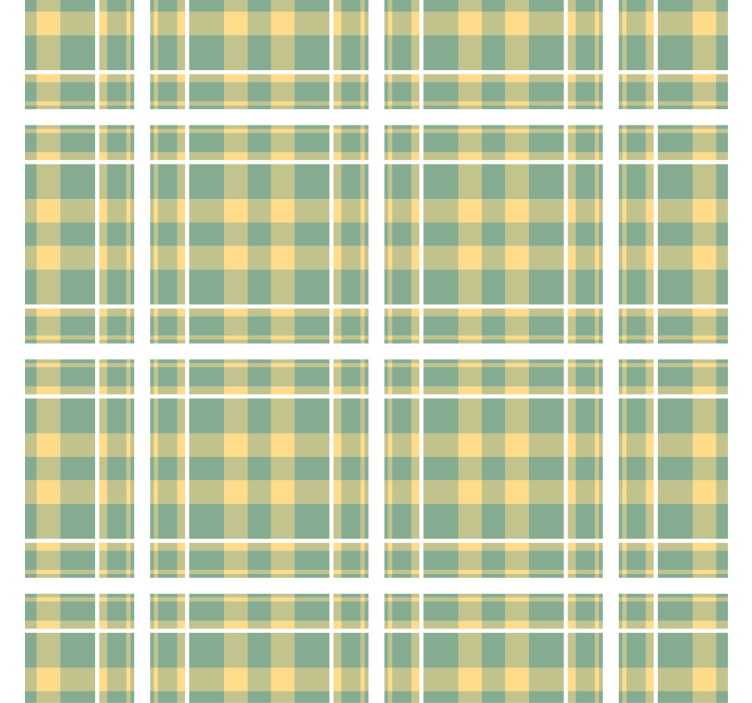 Rutet mønster tapet soverom - Tenstickers